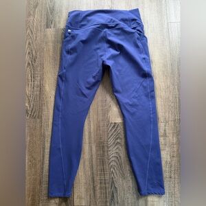Blue High-Waisted Fabletics Leggings